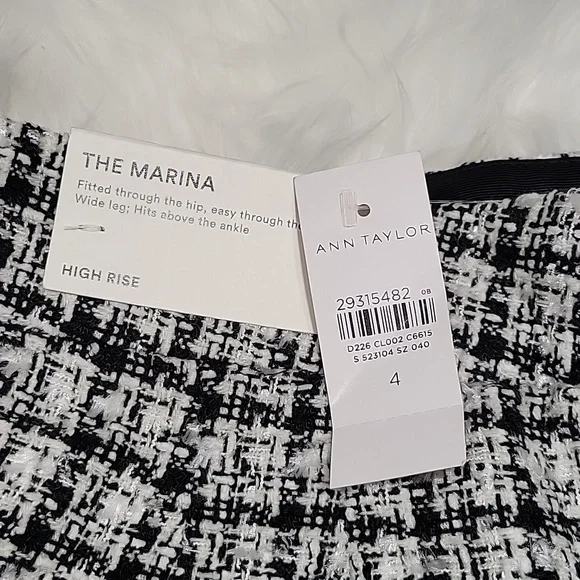 High rise  wide leg ankle pants - Picture 6 of 8